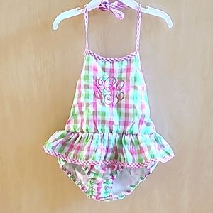 Boutique Seersucker Swimsuit